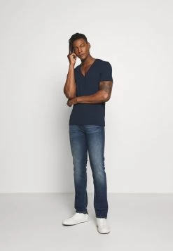 DRYKORN QUENTIN - Basic T-shirt - Navy -Trend Code Shop 03786748cafa473295fa1baa8f531c9a