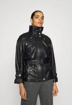 DRYKORN KENSAL - Leather Jacket - Schwarz