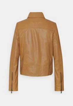 DRYKORN PAISLY - Leather Jacket - Braun -Trend Code Shop 0adea51ffa184f01a1488c58d854a6c6