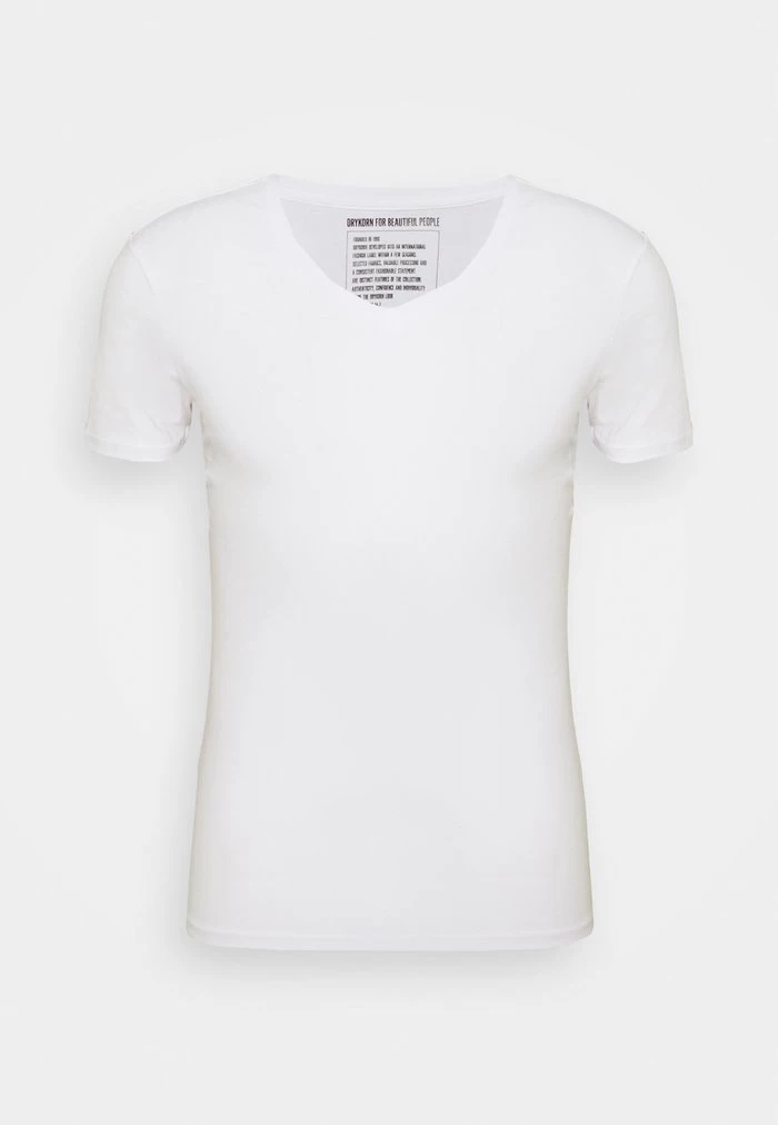 DRYKORN CARIS 2 PACK - Undershirt - All White 4 DRYKORN CARIS 2 PACK - Undershirt - All White - Image 2