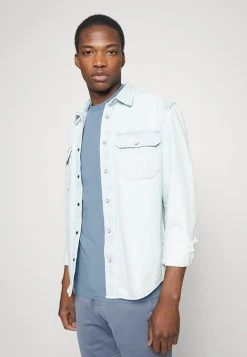 DRYKORN ANTON - Basic T-shirt - Blue -Trend Code Shop 1000160bb5ad434dbfccd31818d32715