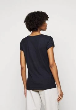 DRYKORN AVIVI - Basic T-shirt - Dark Blue / Light Blue -Trend Code Shop 19c59e773b324a70a903f586b0cf4cac