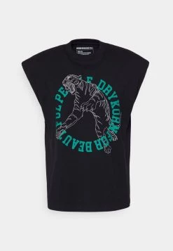 DRYKORN KILI TIGER - Print T-shirt - Black
