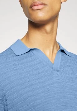 DRYKORN BRAIAN - Polo Shirt - Blue -Trend Code Shop 234b0342d9a64b8784fe025389d90567