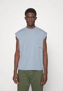 DRYKORN KILI - Print T-shirt - Blue