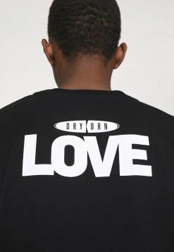 DRYKORN EDDY LOVE - Print T-shirt - Schwarz -Trend Code Shop 2b5f71714b244a7ca8e2169e409cdd8a