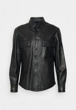 DRYKORN SELED - Leather Jacket - Black -Trend Code Shop 2ba47998d4a240cca56510b5c024ccb1