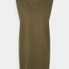 DRYKORN VALONA - Jersey Dress - Green -Trend Code Shop 2d2fc3f47a0844fc938390daa6529c38