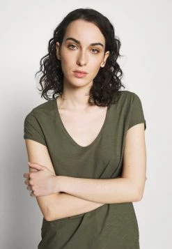 DRYKORN AVIVI - Basic T-shirt - Olive -Trend Code Shop 330260e0ed39477584bbbcc94a25b1fc