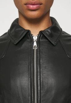 DRYKORN NOSKUT - Leather Jacket - Black -Trend Code Shop 341ae35caf4c4ef8bbf46bbe0bfc5150