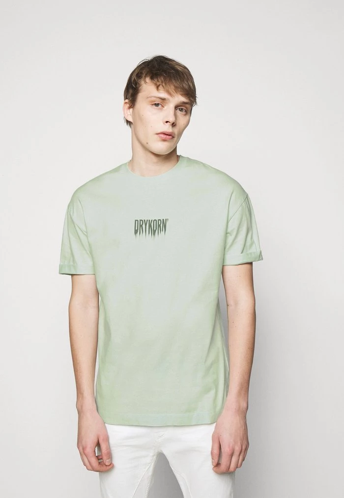 DRYKORN THILO FADE - Print T-shirt - Green 3 DRYKORN THILO FADE - Print T-shirt - Green