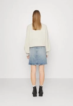 DRYKORN BELOU - Mini Skirt - Blue -Trend Code Shop 3892aa8e64634059966a1686b21f2ae9