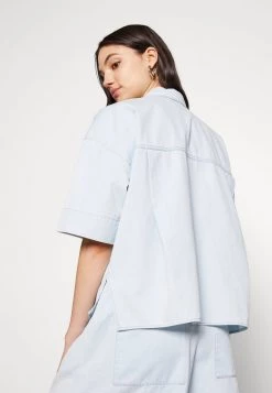 DRYKORN THERRY - Button-down Blouse - Blau -Trend Code Shop 38bc85b47c844b909d040eca18d04343