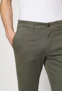 DRYKORN MAD - Chinos - Mottled Olive -Trend Code Shop 41367ccc4ef54d4cac34f7b497eadb7c