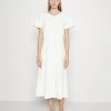 DRYKORN DOMINGA - Jersey Dress - Ecru -Trend Code Shop 4339e4b12375435e9e0fe5cf4adaa910