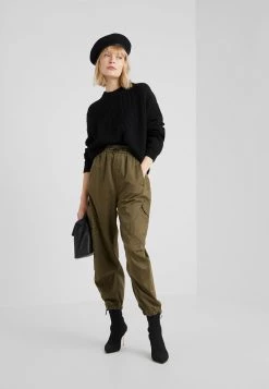 DRYKORN GLIDE - Trousers - Olive -Trend Code Shop 43f0fa8502eb474f8578f96988a8b10e