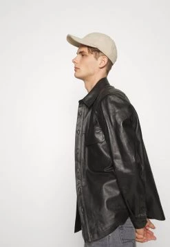 DRYKORN SELED - Leather Jacket - Black -Trend Code Shop 46313eb0af94463d9521fa43741d0a13