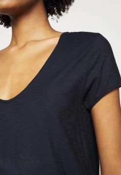 DRYKORN AVIVI - Basic T-shirt - Dark Blue / Light Blue -Trend Code Shop 46a0db500d6a4cc7bc512a7dc153d63a