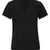 DRYKORN NILIA - Basic T-shirt - Black -Trend Code Shop 46a5478799c44e079865d591fb54b0d0