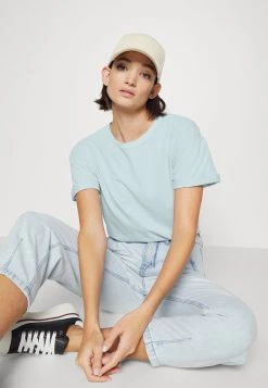 DRYKORN LARIMA - Basic T-shirt - Blue -Trend Code Shop 494e0740d9224988b31520685d247c7f