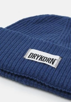 DRYKORN Beanie - Blue -Trend Code Shop 4e64bce92739434cb5d0d810edfb2a96