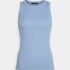 DRYKORN OLINA - Top - Blue 2 DRYKORN OLINA - Top - Blue -Trend Code Shop 4fea2114eb8b43b5bc3835cde7f53f40