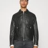 DRYKORN NOSKUT - Leather Jacket - Black