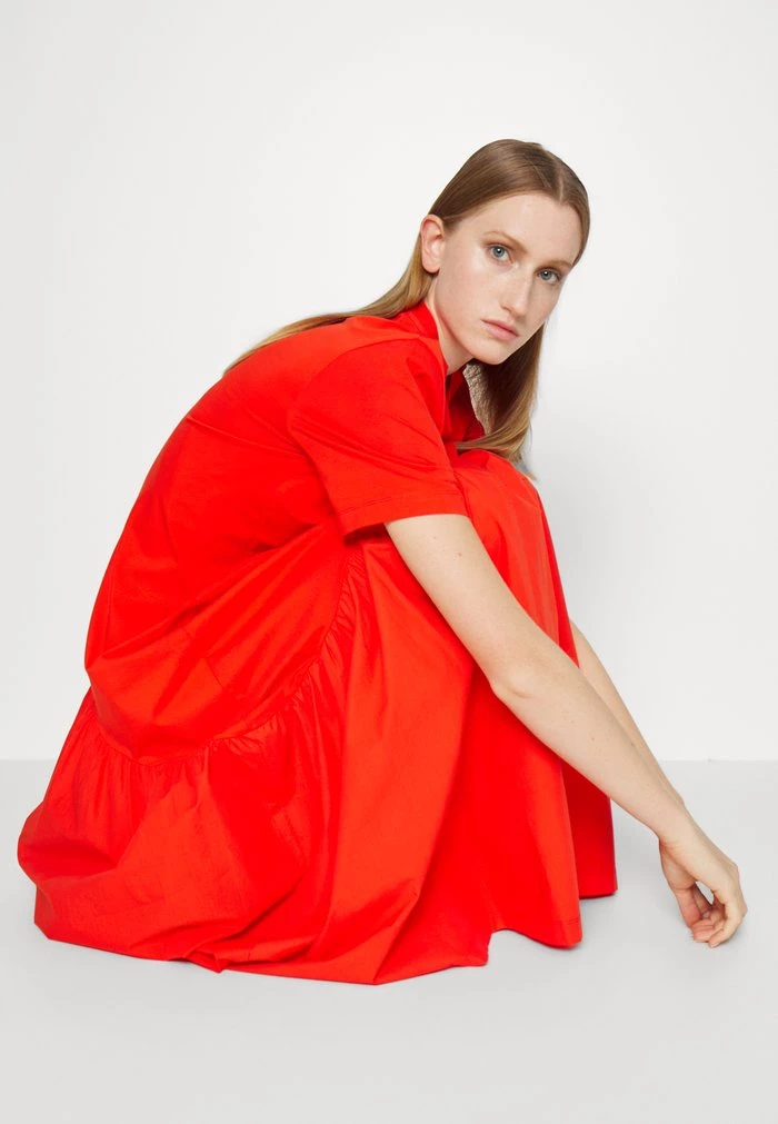 DRYKORN MALASI - Day Dress - Orange 7 DRYKORN MALASI - Day Dress - Orange - Image 5