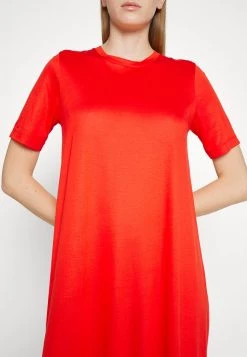 DRYKORN DAMEN KURZARM - Maxi Dress - Orange -Trend Code Shop 5e59331d7aa64d0395a0d541a5e165a1