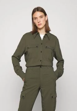 DRYKORN BEREA - Button-down Blouse - Grün