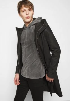 DRYKORN MILIAN - Long Sleeved Top - Dark Grey -Trend Code Shop 69d74d1f85534956ad54207b6dd34d9f