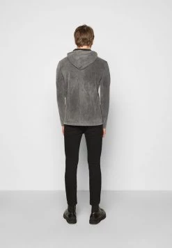 DRYKORN MILIAN - Long Sleeved Top - Dark Grey -Trend Code Shop 7228dde8103345ecb0b8656502b28084