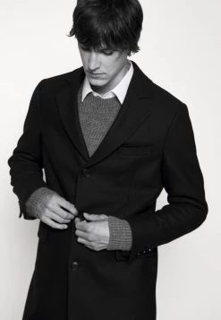 DRYKORN LUGO - Classic Coat - Schwarz -Trend Code Shop 73667af745c1473ca2eed1258e617fe1