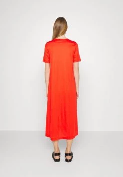 DRYKORN DAMEN KURZARM - Maxi Dress - Orange -Trend Code Shop 7d859ef5c97642fbb18c14c631e22ec5