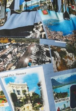 DRYKORN ABROAD - Shorts - Blue -Trend Code Shop 80bd689db8344e54954102ddde22f6db