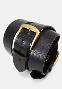 DRYKORN LINNEA - Waist Belt - Black -Trend Code Shop 870ae7878405487bb60ef509a804b027