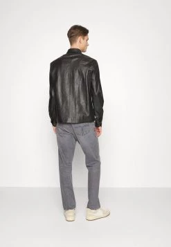DRYKORN SELED - Leather Jacket - Black -Trend Code Shop 8c0c4529b0064dae8a6d734aaf92c0a2