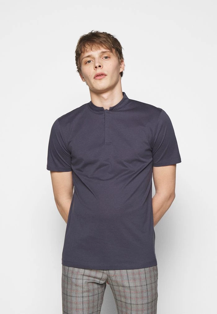 DRYKORN LOUIS - Basic T-shirt - Dark Blue 3 DRYKORN LOUIS - Basic T-shirt - Dark Blue