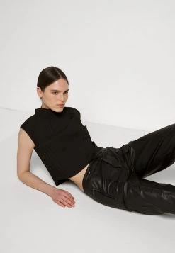 DRYKORN ACCESS - Trousers - Schwarz -Trend Code Shop a1c774ad0e8c47eb925c6a482591a119