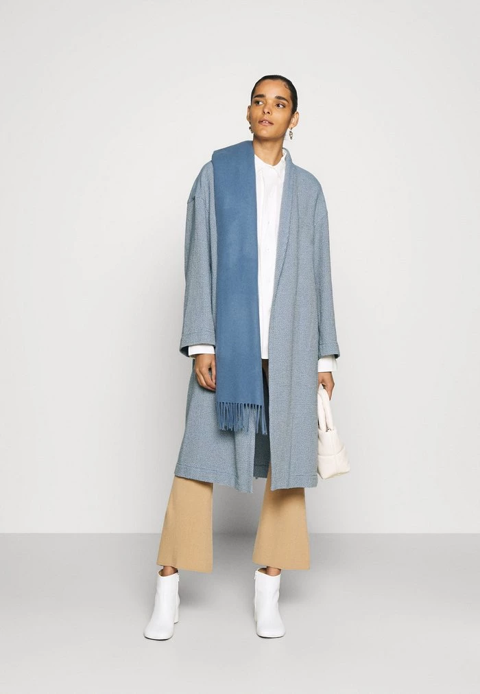 DRYKORN BAUPREY - Classic Coat - Blue 4 DRYKORN BAUPREY - Classic Coat - Blue - Image 2