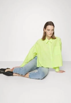 DRYKORN NAMIDA - Button-down Blouse - Yellow -Trend Code Shop a9b17b256a734853b3028825d7aace0f