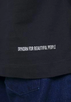 DRYKORN LINUS - Long Sleeved Top - Black -Trend Code Shop ab6530efa3e74927bde12c54063e6ae2