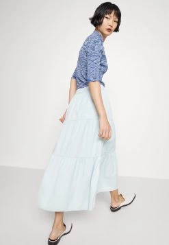 DRYKORN MADITA - A-line Skirt - Blue -Trend Code Shop add50c53d7d84d79868a6479f97f2e79