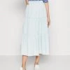 DRYKORN MADITA - A-line Skirt - Blue -Trend Code Shop b20c140105a7481b9ce8ce8657f28b9f