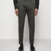 DRYKORN CARE - Trousers - Mottled Olive -Trend Code Shop b3a89184adb34fcd9791d32d3d7c0525