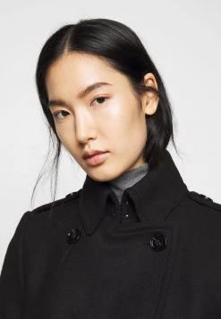 DRYKORN HARLESTON - Classic Coat - Black -Trend Code Shop b616a75e51ca422595aaf79266307a51