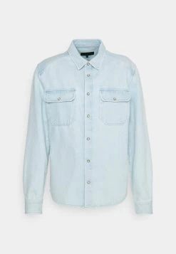 DRYKORN PHASMO - Shirt - Blue -Trend Code Shop bd796501c3c546aa8b07cdecdedc742b