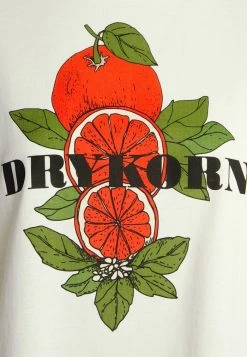 DRYKORN LUNIE - Print T-shirt - Offwhite -Trend Code Shop be25f40895b5417c9c2f17aa2a65e40a