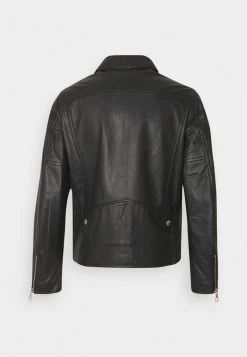 DRYKORN NOSKUT - Leather Jacket - Black -Trend Code Shop bec35c5c0aca4265ab7c1e290e01b68f