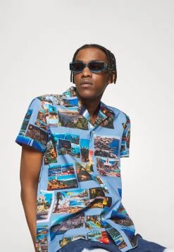 DRYKORN BIJAN - Shirt - Blue -Trend Code Shop c025371d2293444cad135269113255d0